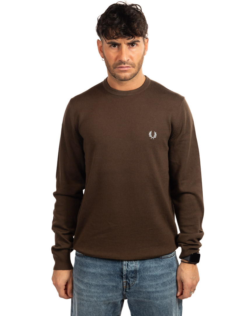 Fred Perry - maglione color tabacco