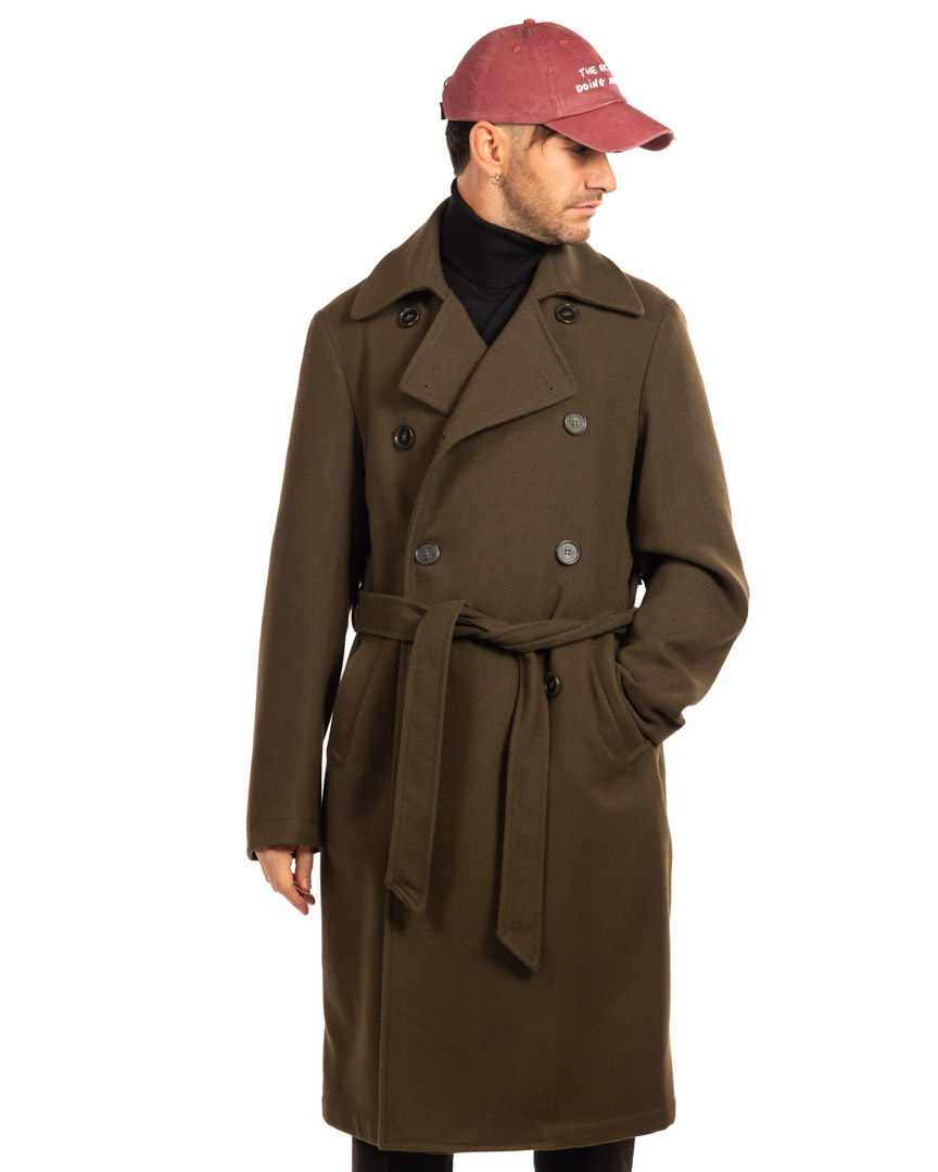 Over/d cappotto verde - immagine 2