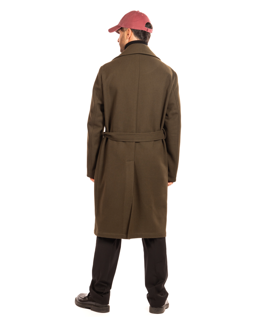 Over/d cappotto verde - immagine 3