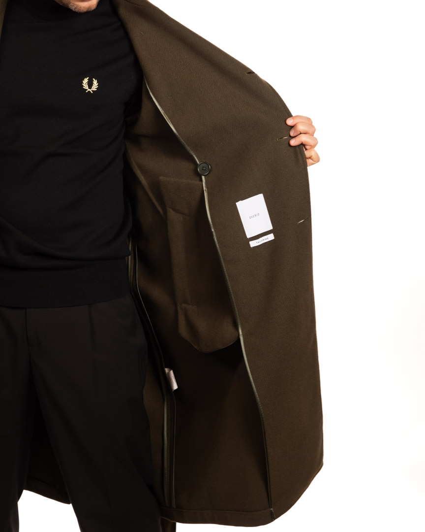 Over/d cappotto verde - immagine 4