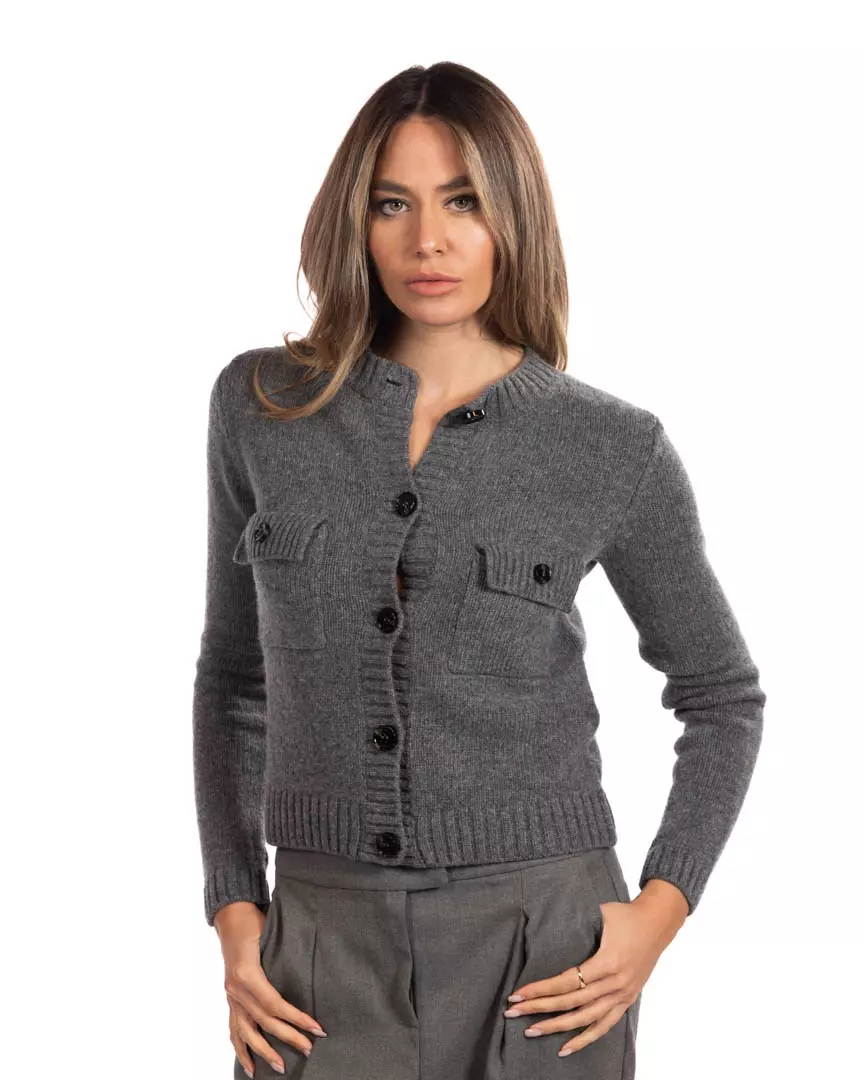 Weekend Max Mara cardigan grigio