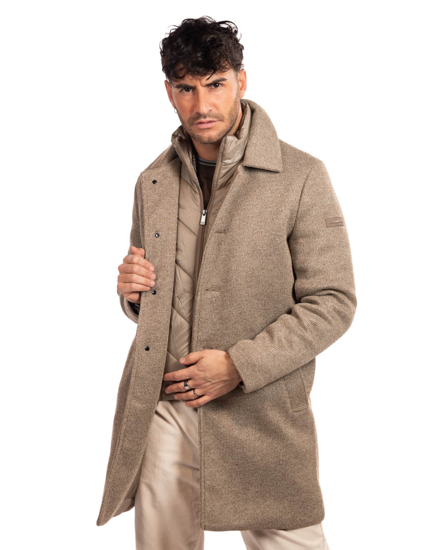 Unity giubbino lungo taupe - immagine 2