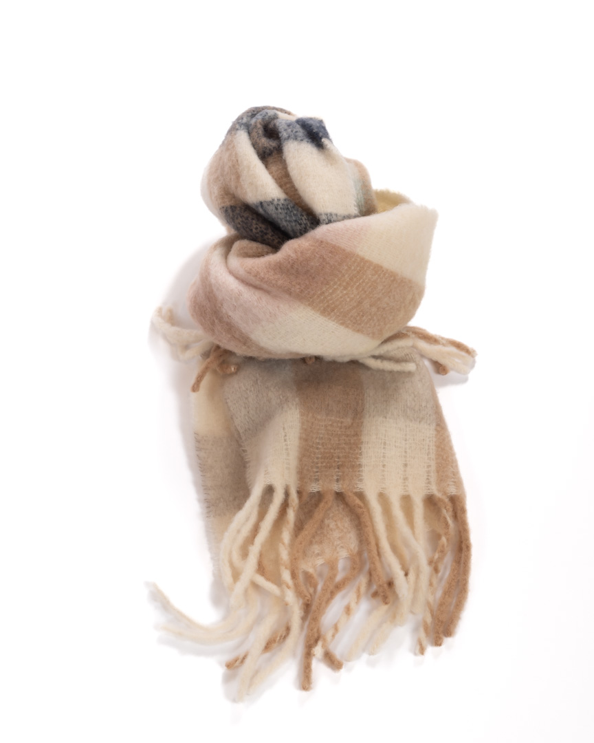 Emme Marella sciarpa beige/marrone