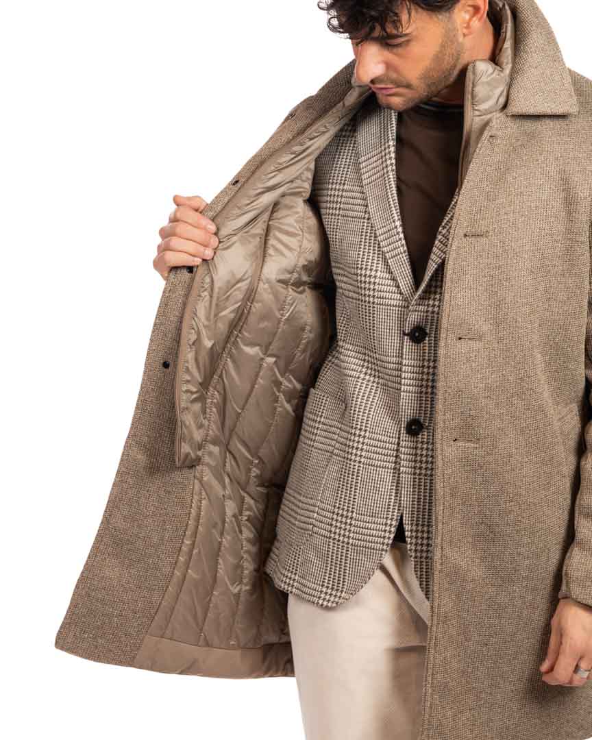 Unity giubbino lungo taupe - immagine 4