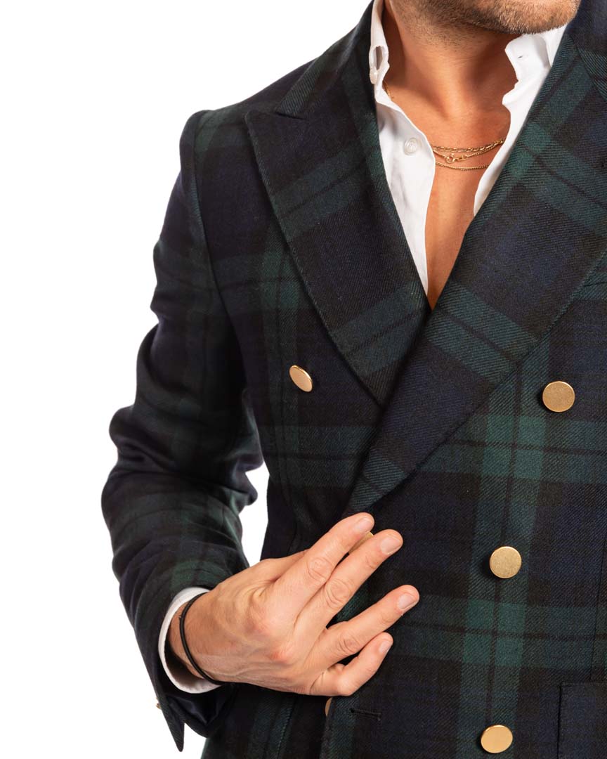 Berti Mode collection giacca doppiopetto fantasia - immagine 3