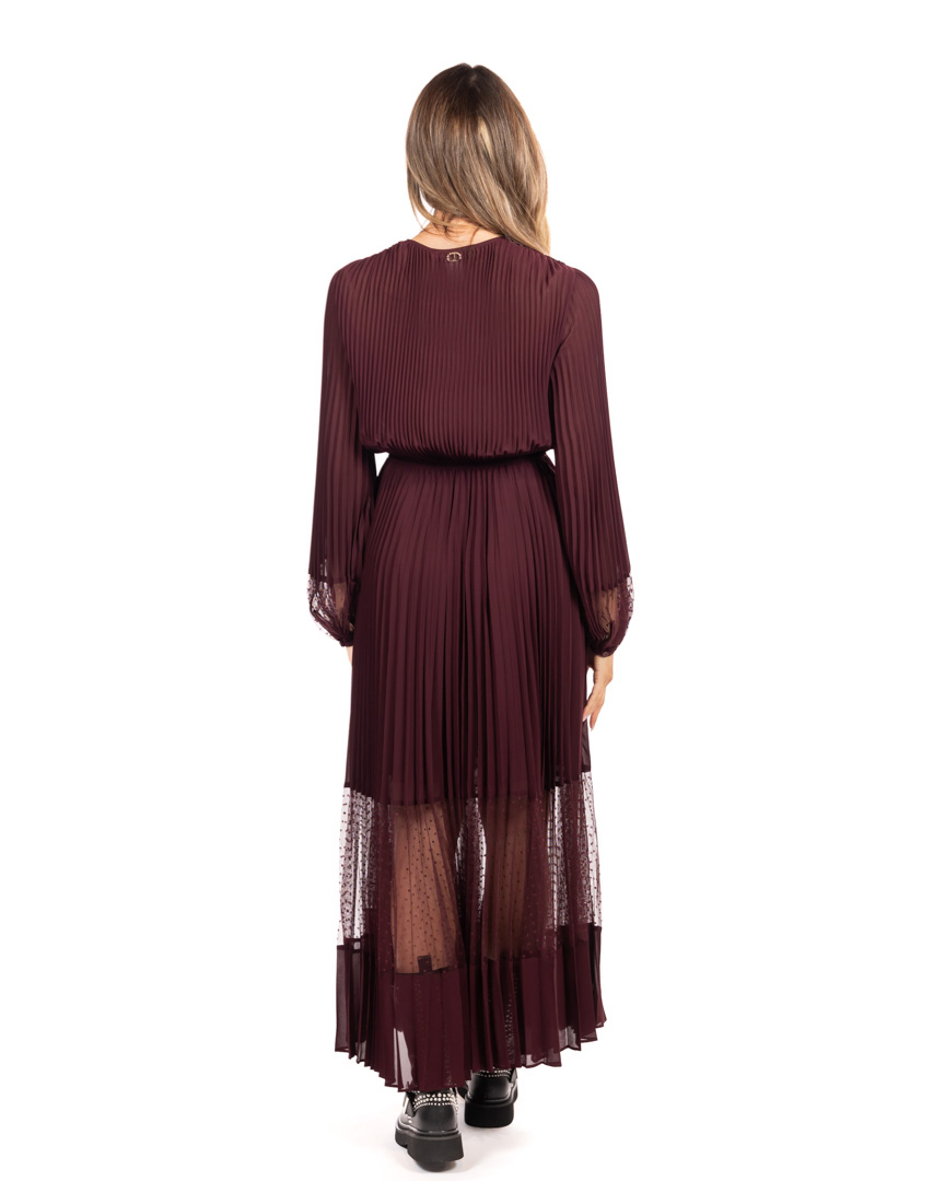 Twinset abito bordeaux - immagine 2