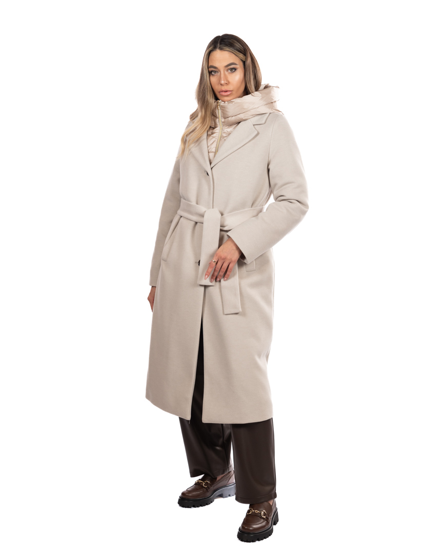 Emme Marella cappotto imbottito beige