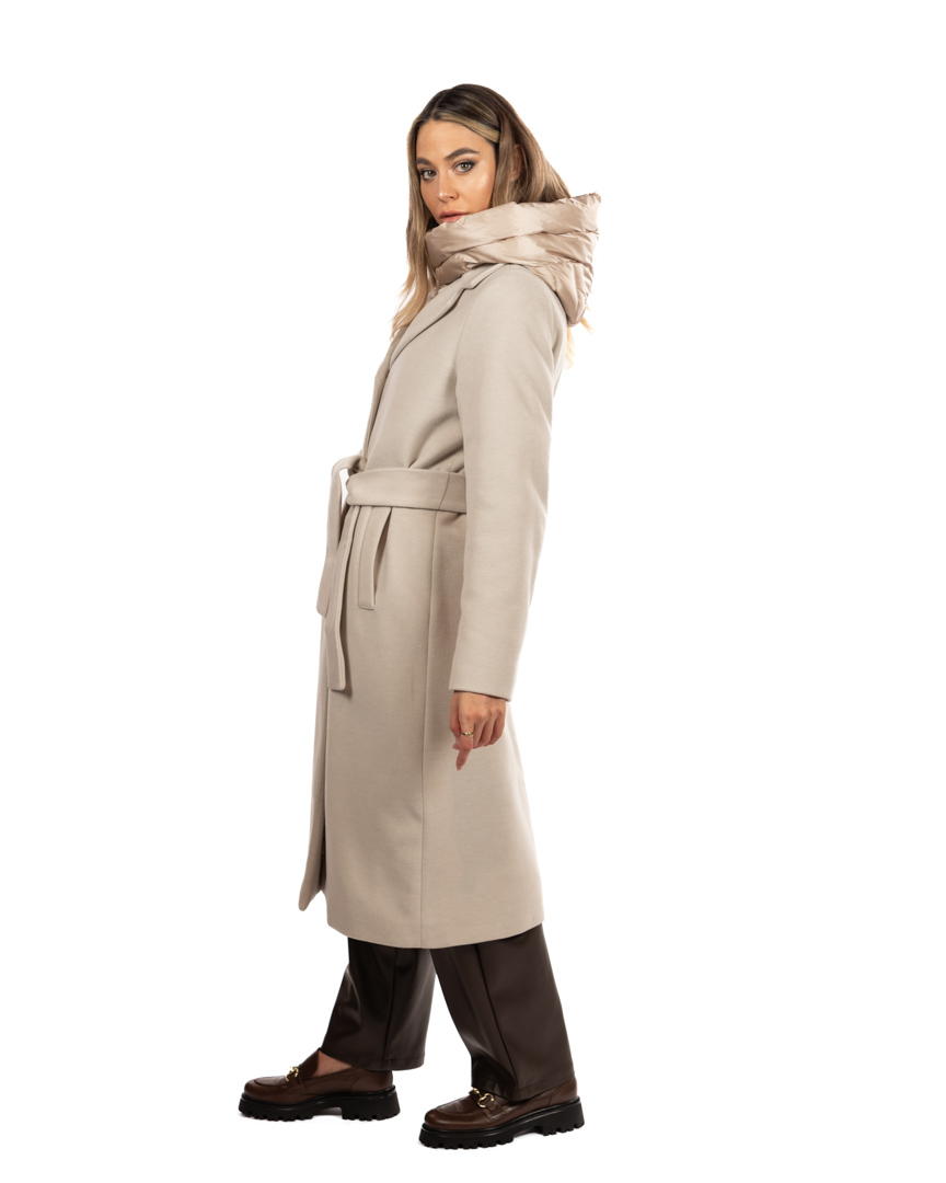 Emme Marella cappotto imbottito beige - immagine 2