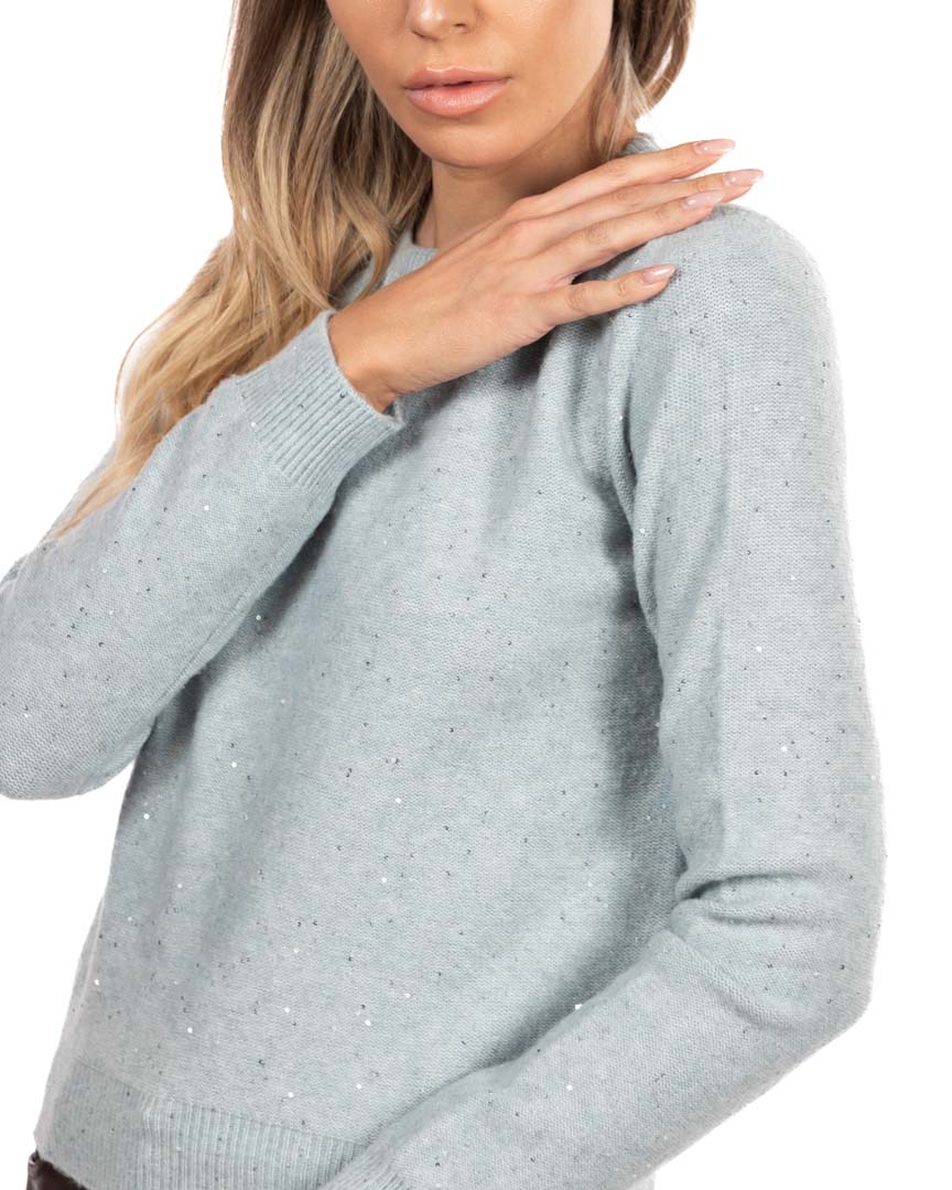 Emme Marella maglione azzurro - immagine 4