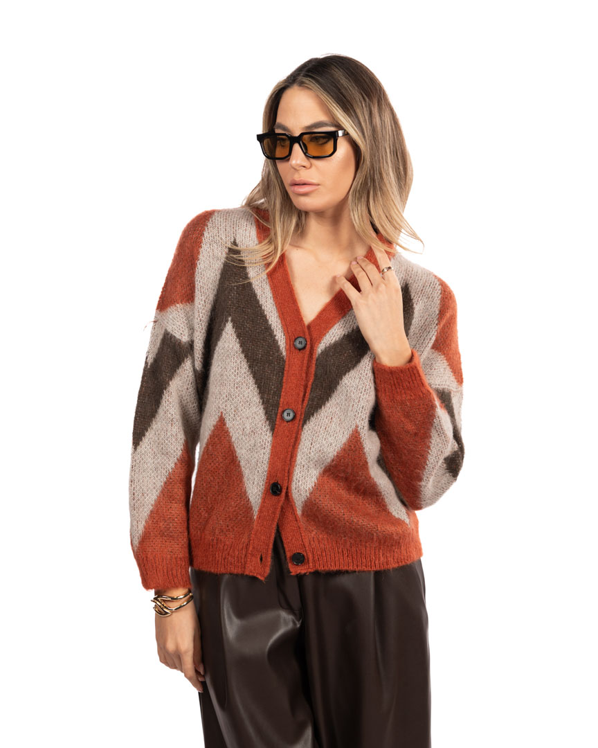 Vicolo cardigan in fantasia