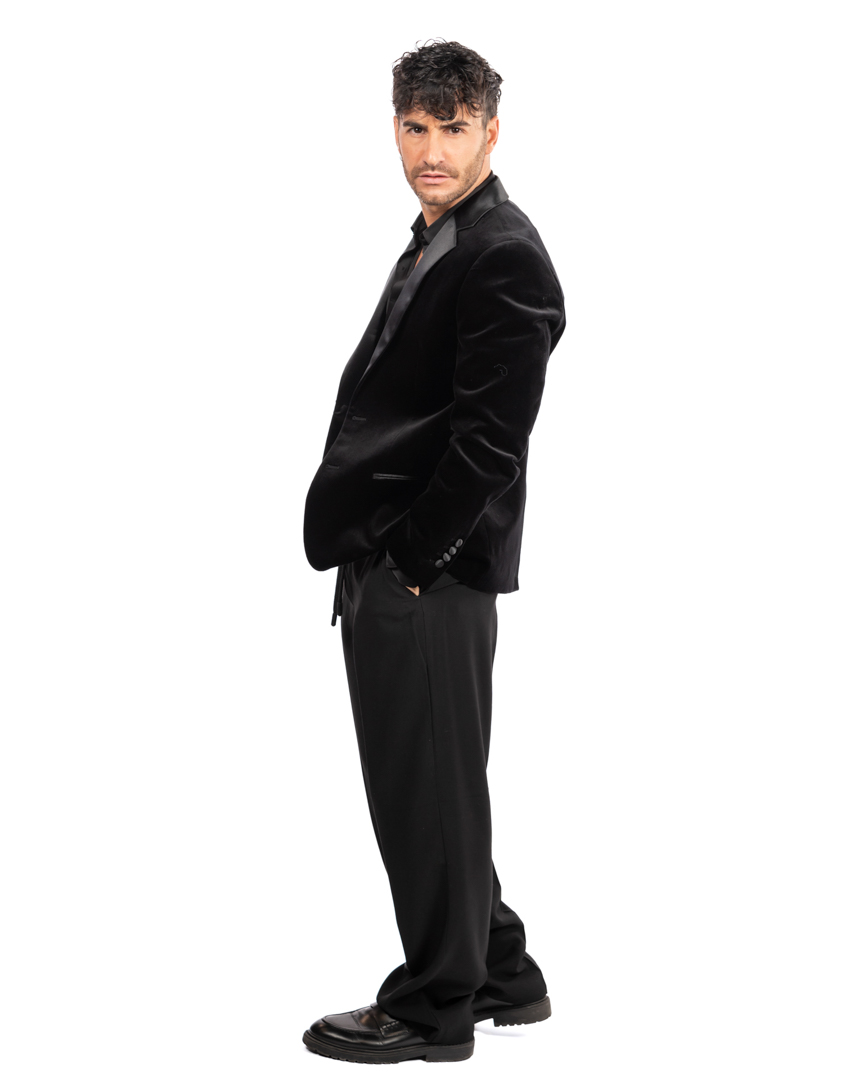 Antony Morato giacca nera in velluto - immagine 7