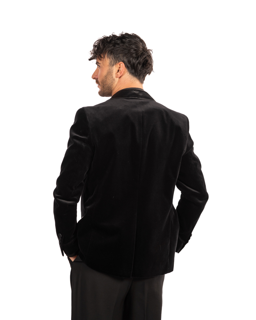 Antony Morato giacca nera in velluto - immagine 3