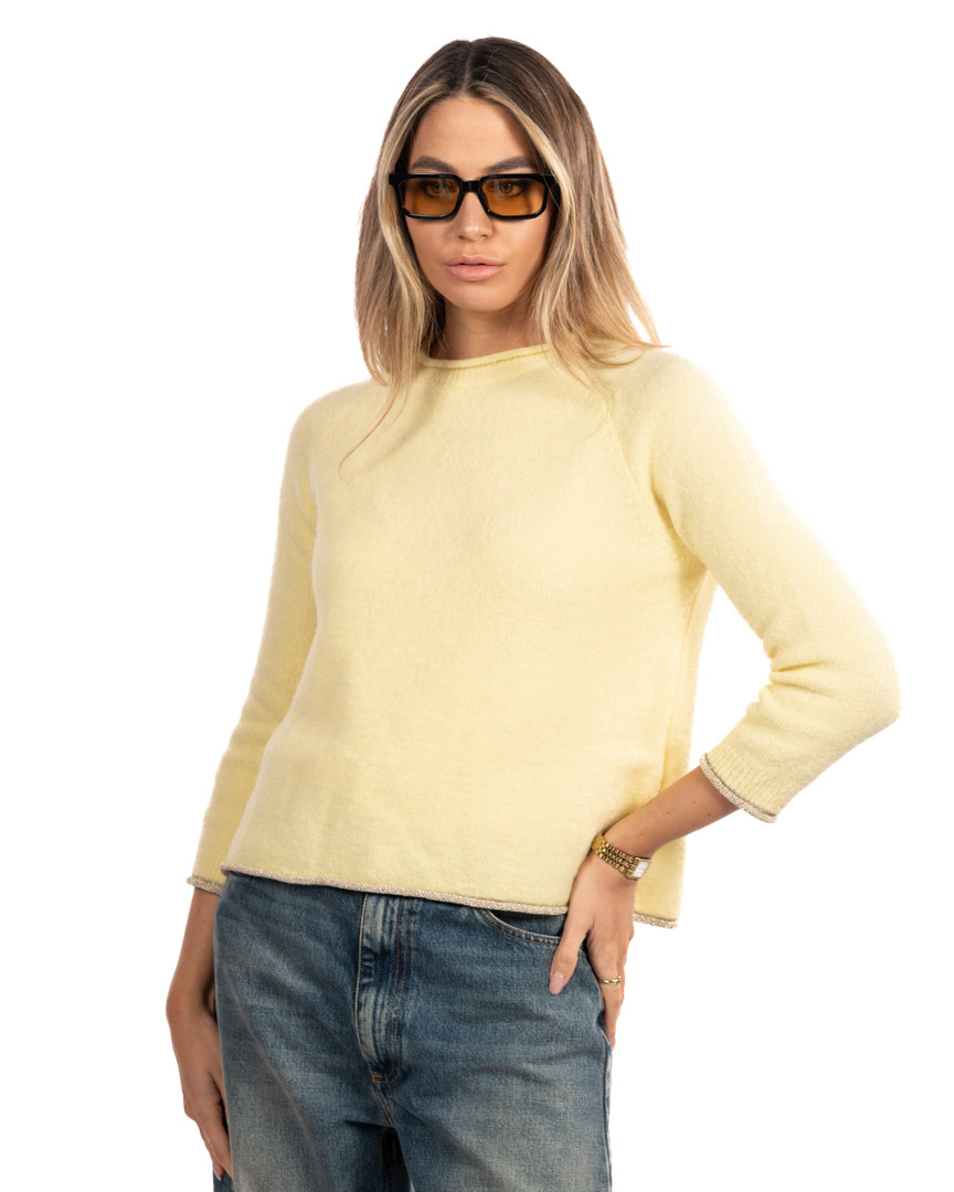 Emme Marella maglione giallo