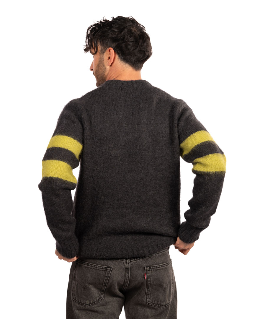 Fred Perry maglione grigio a righe - immagine 3