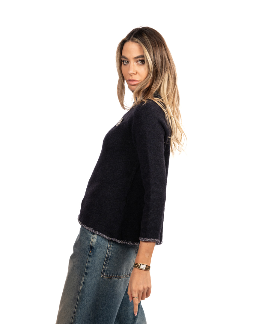 Emme Marella maglione blu - immagine 2