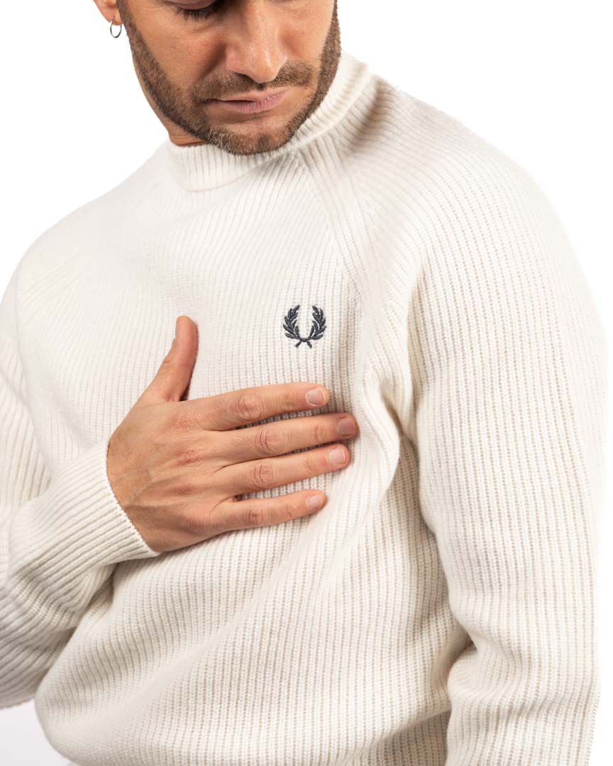 Fred Perry maglione bianco - immagine 4