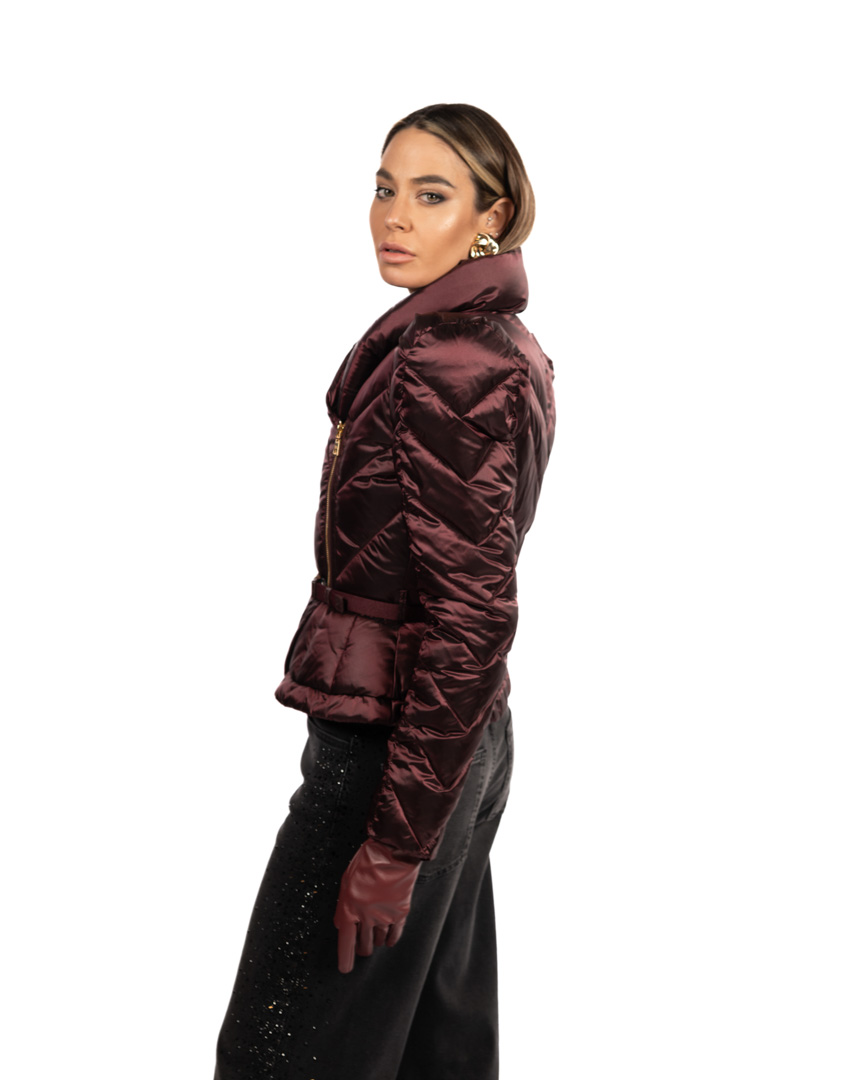 Elisabetta Franchi pumino merlot - immagine 2