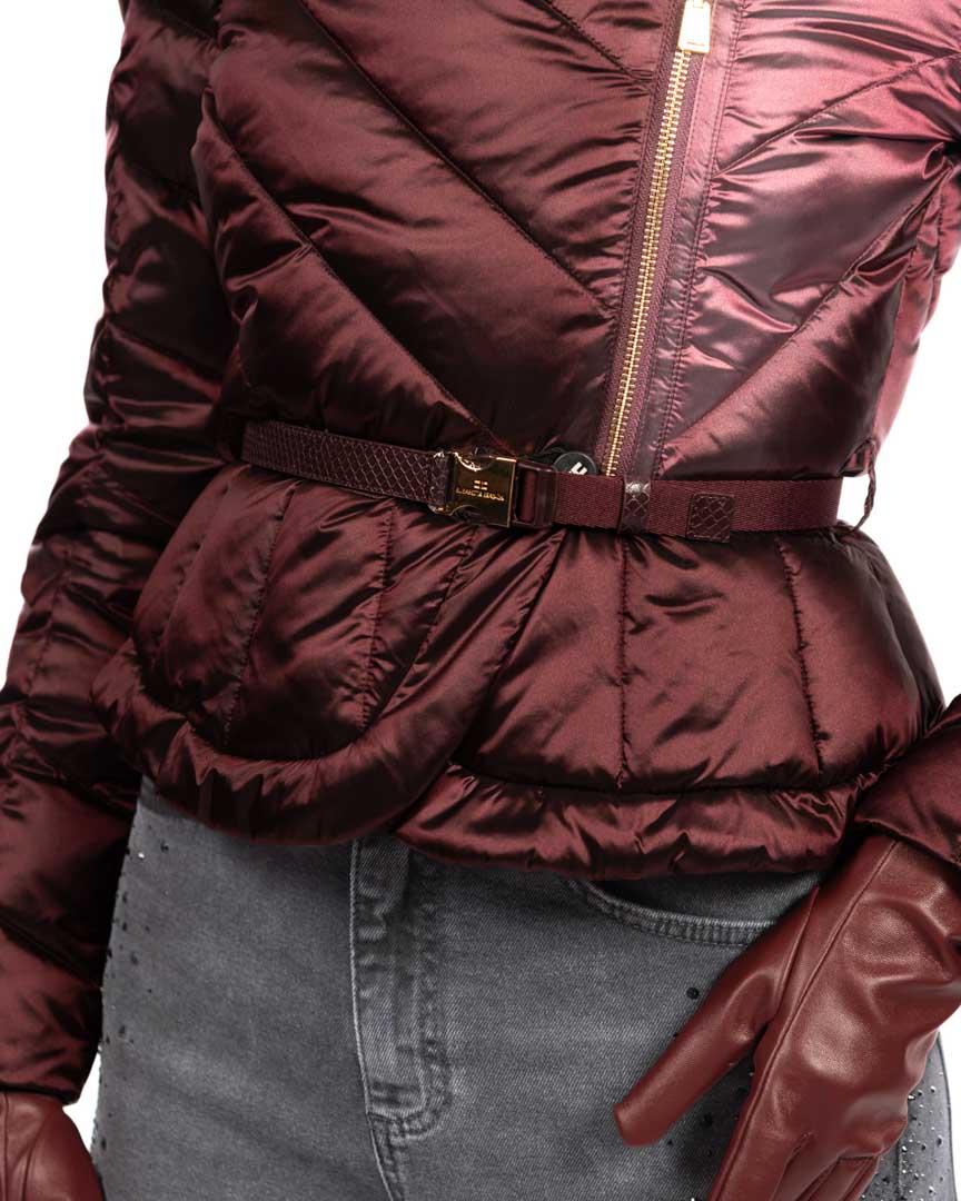 Elisabetta Franchi pumino merlot - immagine 5