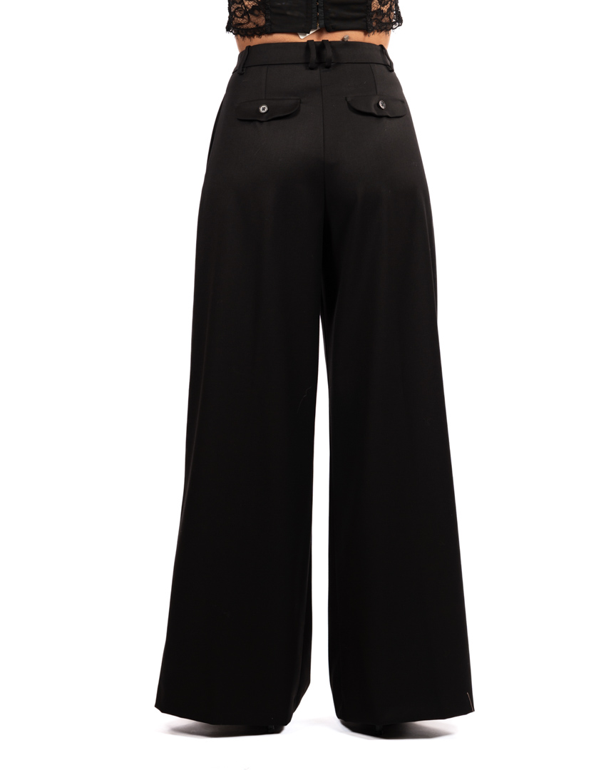 Penny Black pantalone nero a palazzo - immagine 3