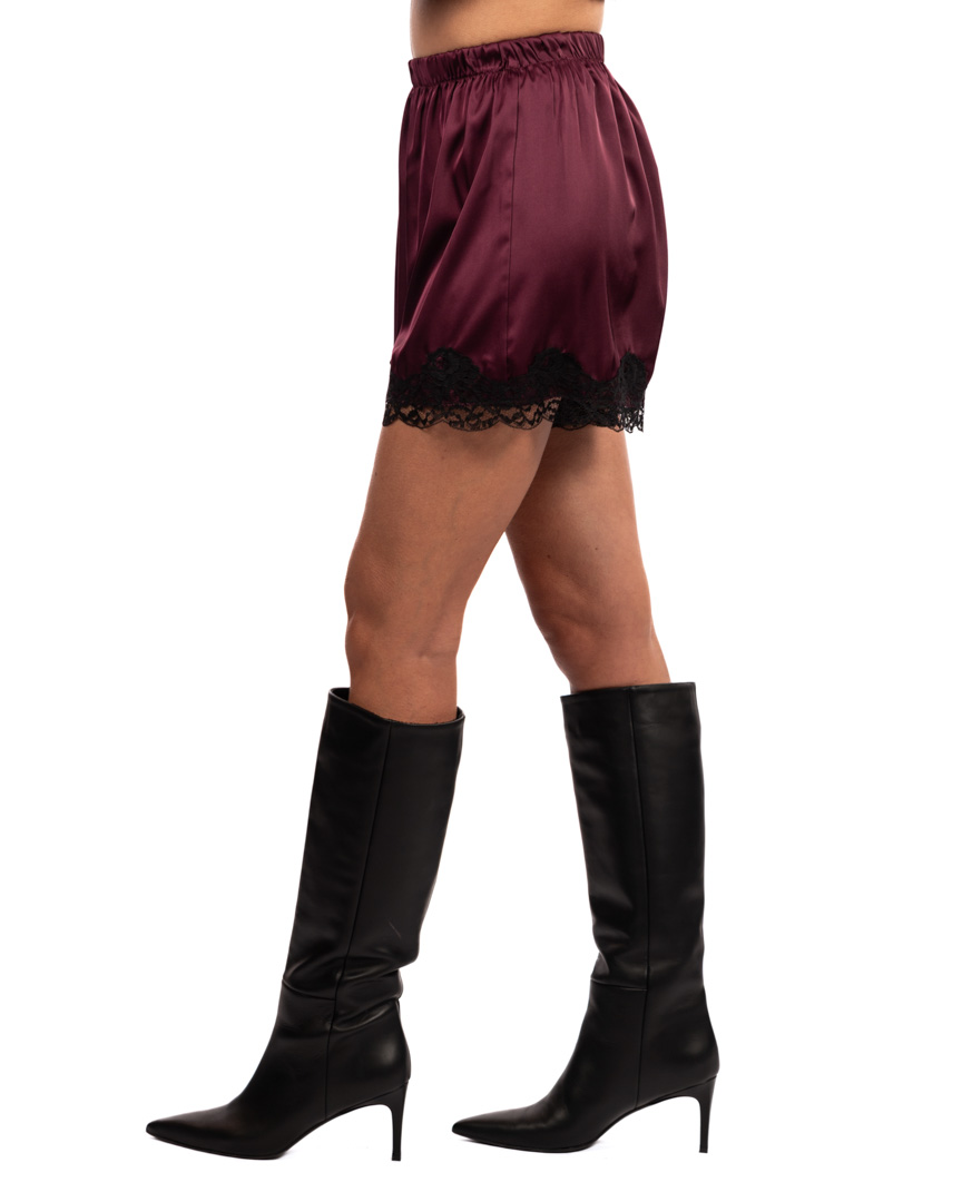 Vicolo shorts bordeaux - immagine 2