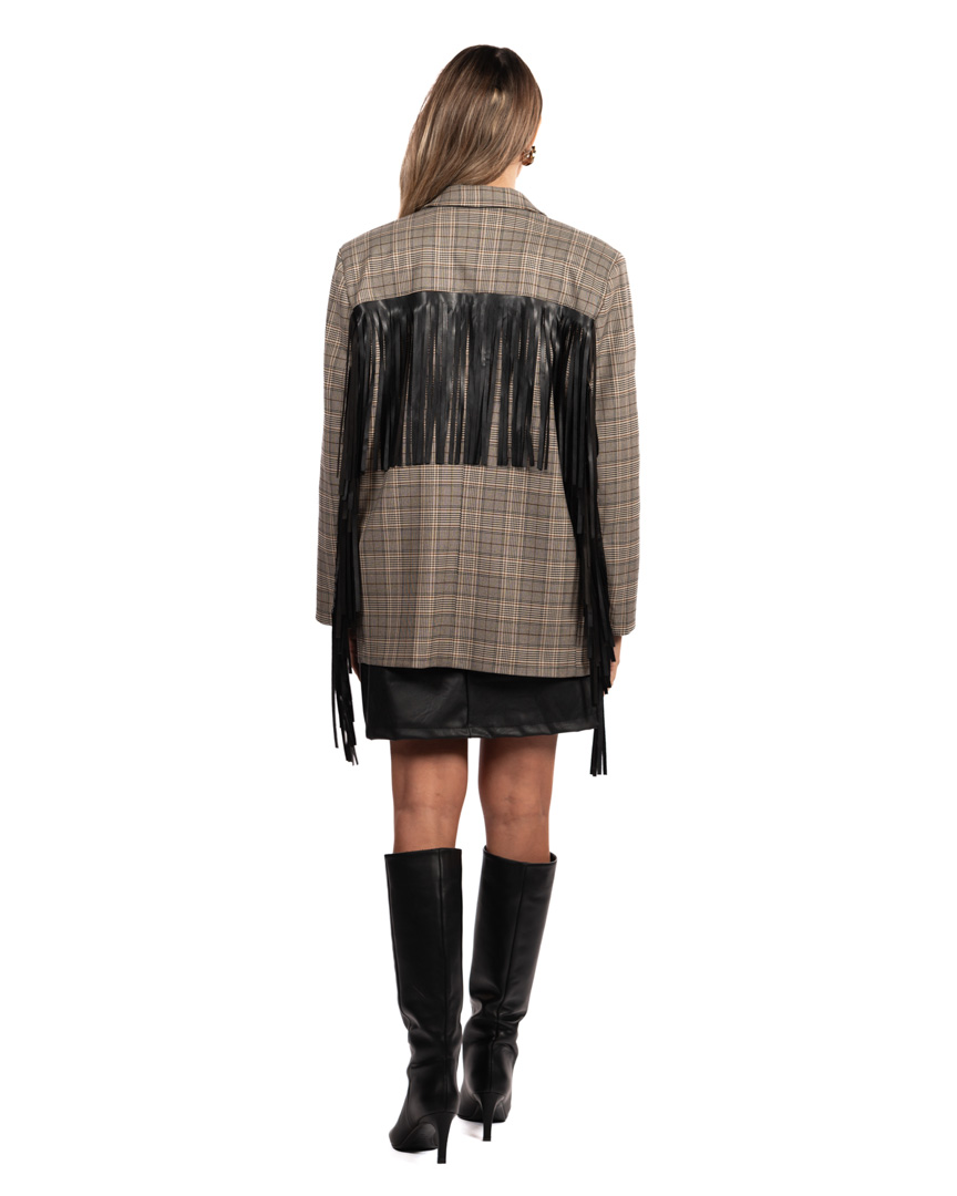 Vicolo blazer con frange - immagine 2