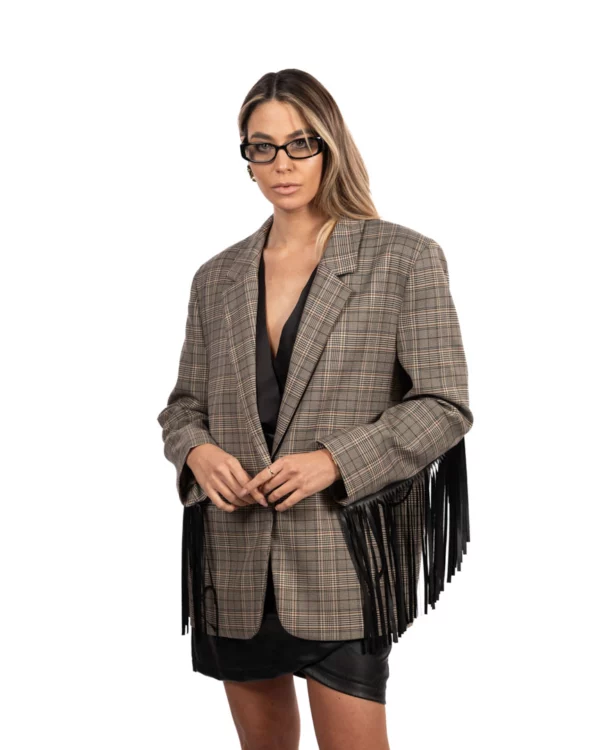Vicolo blazer con frange