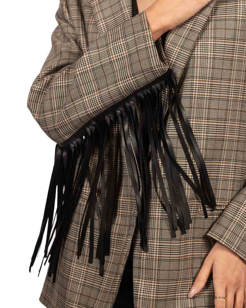 Vicolo blazer con frange - immagine 4