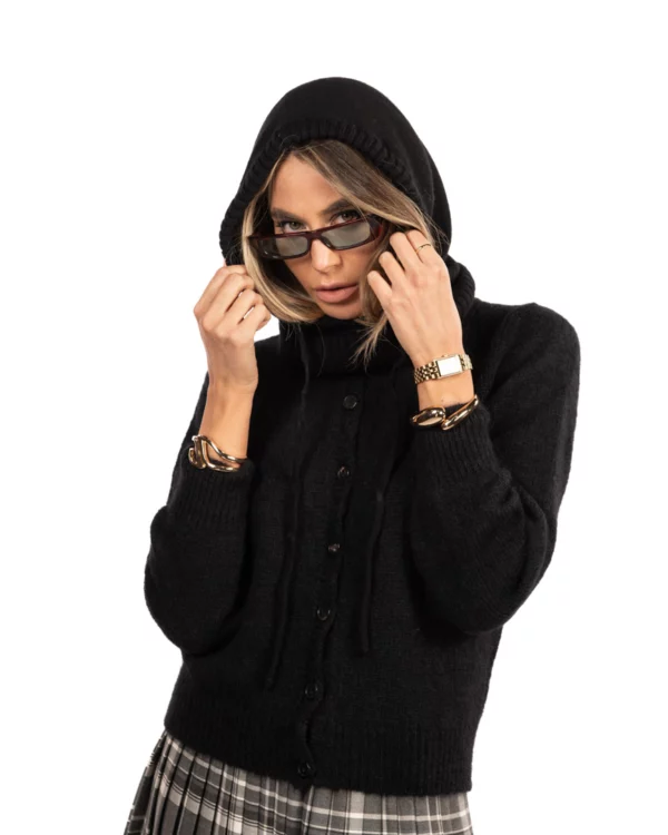 Vicolo cardigan nero