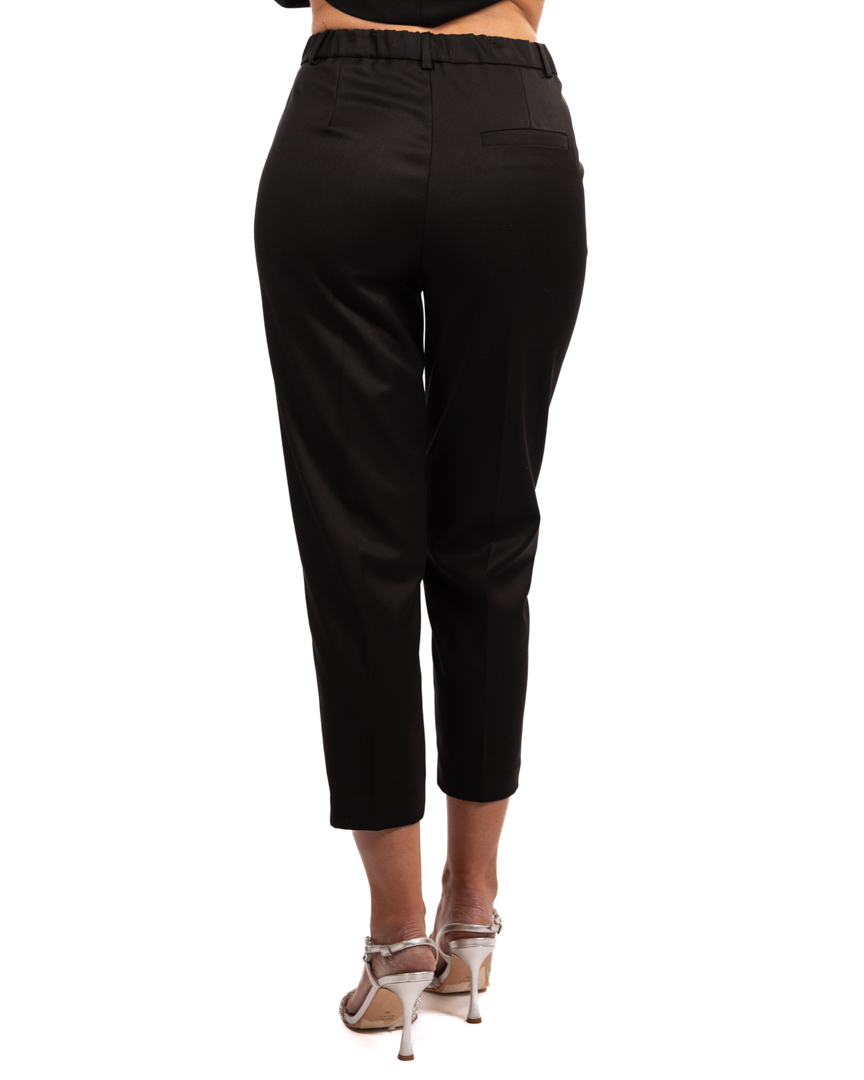 Vicolo pantalone a sigaretta nero - immagine 3