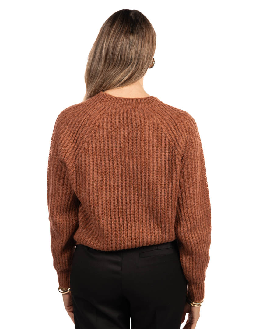 Vicolo maglione marrone - immagine 3