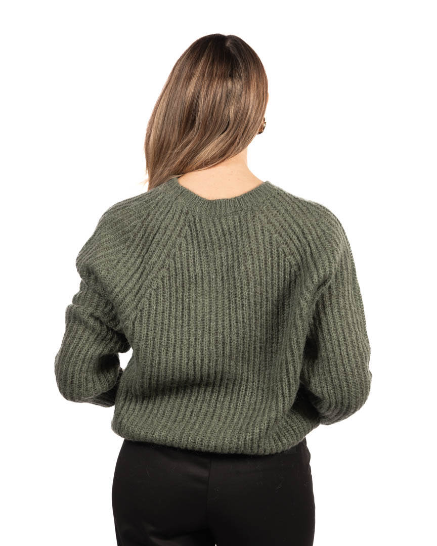 Vicolo maglione verde - immagine 3