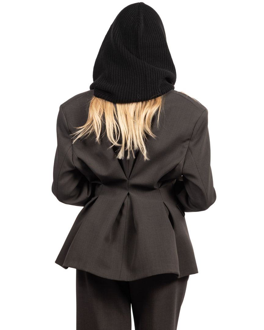 Vicolo giacca doppio petto grigia - immagine 3