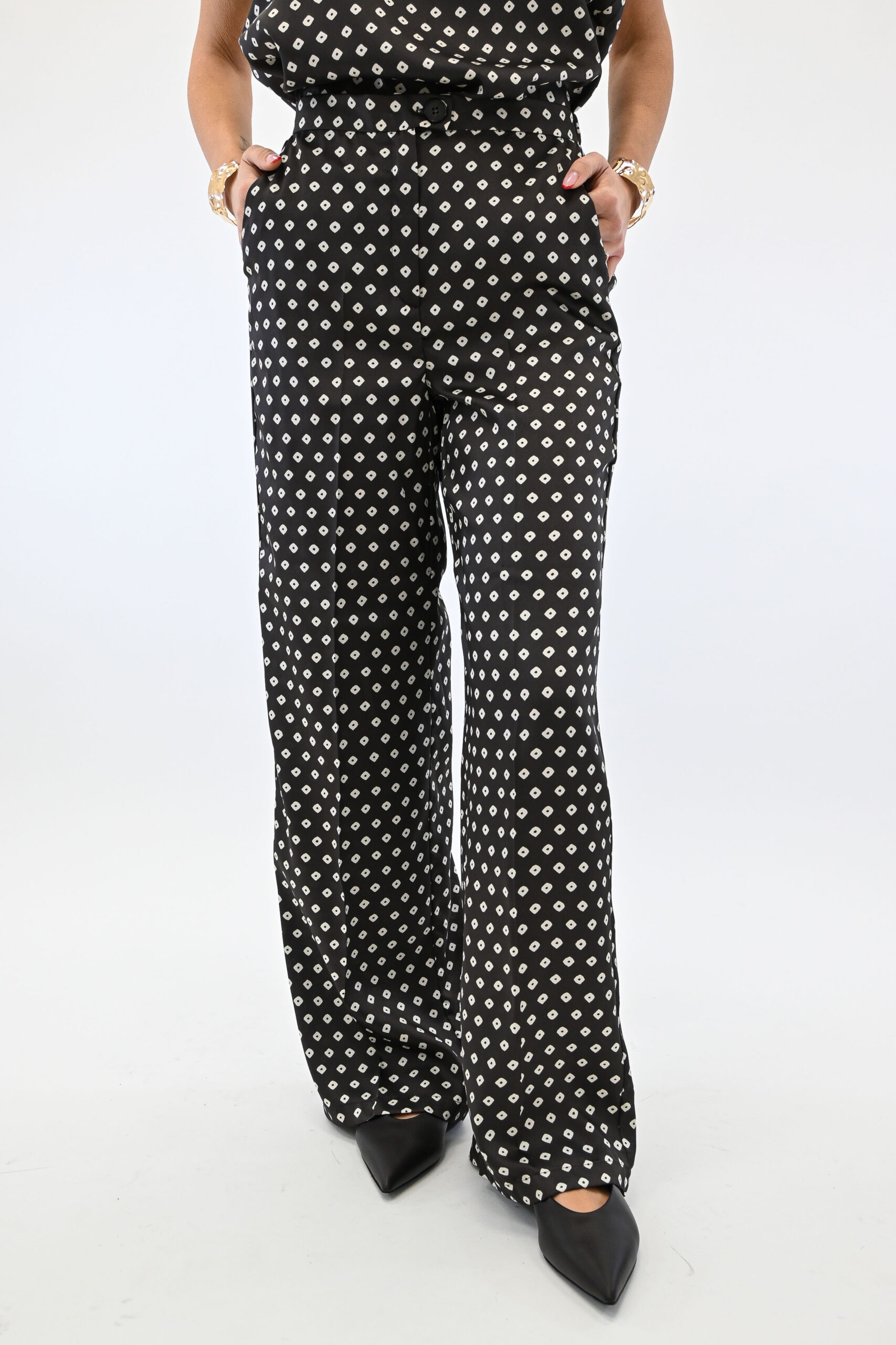 Emme Marella pantalone in fantasia