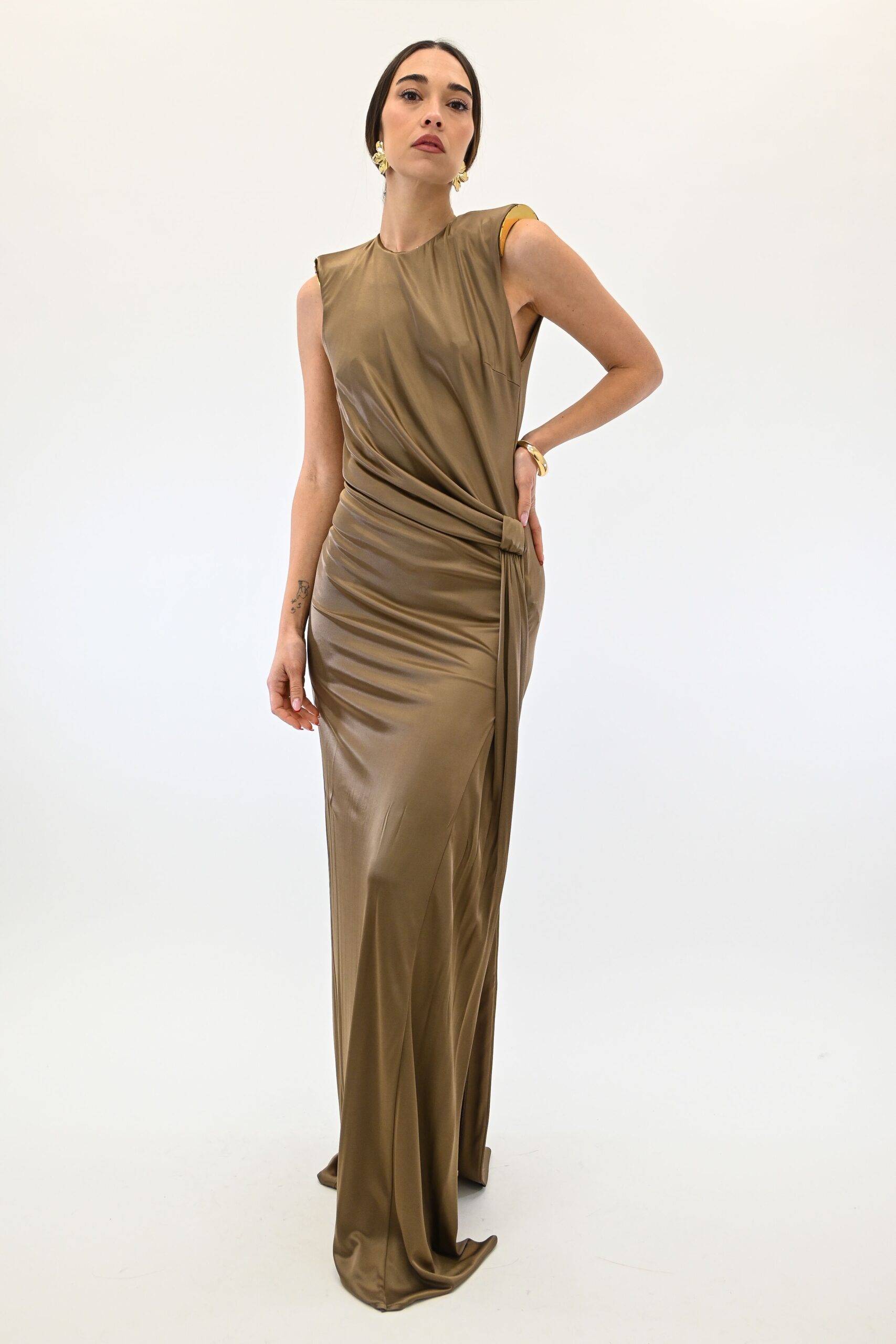 Elisabetta Franchi abito beige